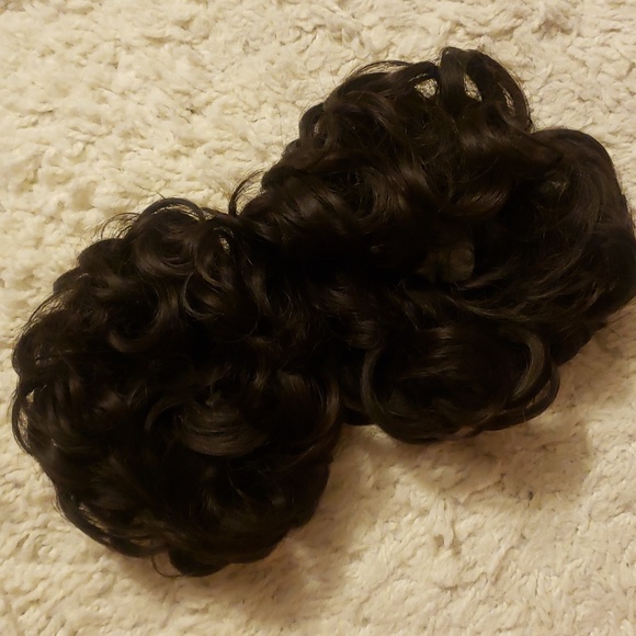 Hair 2 Dark Brown Pony Messy Bun Hairpieces For Hair Buns Fake Hair